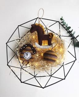 Елочные игрушки сет 3 в 1